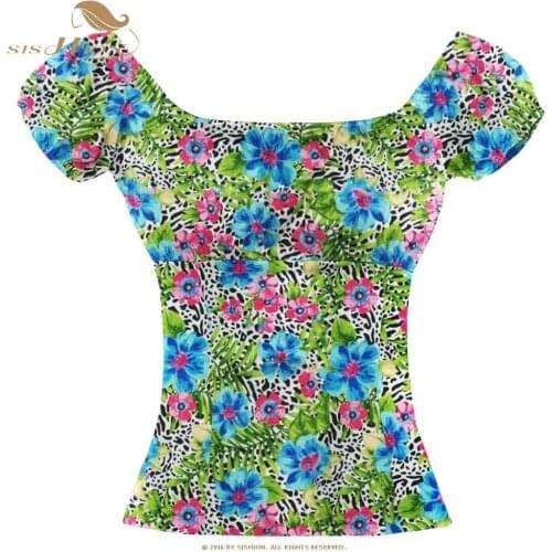 Sishion Leopard Blouses