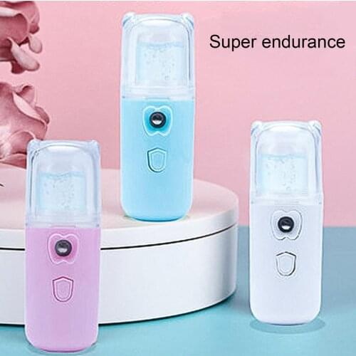 Spray Facial Water Replenishing Instrument Cooling Face Sprayer USB Portable Humidifier Moisturizing Tool Mist Sprayer
