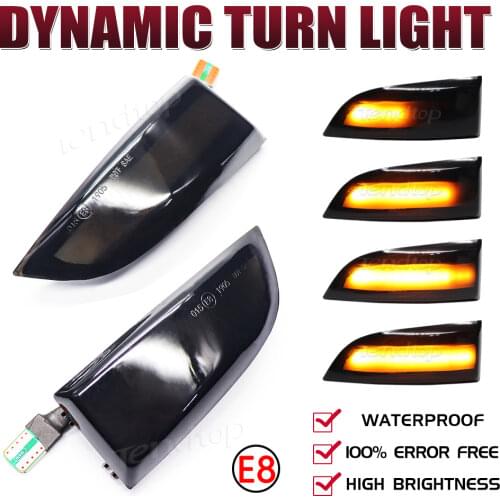 2 Pieces Led Dynamic Side Marker Turn Signal Light Indicator Blinker Lamp Signal Lamp For Renault Megane MK3 Grand Car