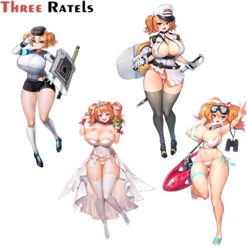 Three Ratels FC586 BBW Sexy Girl Cerberus Last Orgin Anime Game Car Skateboard Laptop Guitar Waterproof Luggage Sticker Decal