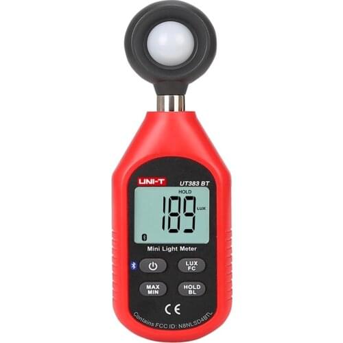 UNI-T UT383BT/UT383 Industrial/Household Lux Meter Bluetooth Light Meter Environmental Testing Equipment Handheld Type Luxmeter