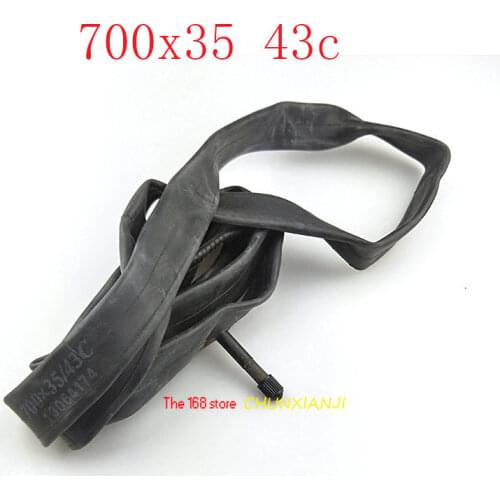 High quality inner tire 700x35/43c Bike Road Tube Tires Bicycle Parts Straight valve stem 700*35/43c