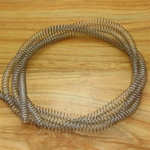 0.2/0.3/0.4mm Wire Dia*(1.5-5)mm Out Diameter*1000mm Length,Stainless Steel Small Compression Coil Spring Long Extension Spring