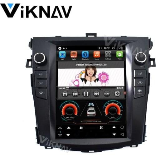 10.4 inch For-Toyota corolla 2008-2012 auto radio multimedia player car autoradio GPS navigation MP5 DVD player 2din android car