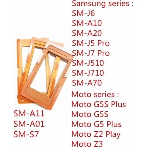 16pcs Glue Mould LCD Screen Glass Mold Holder for Samsung for Motorola