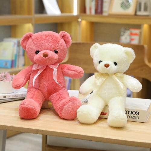 30CM Kawaii Teddy Bear Plush Toys Cute Soft Plush Stuffed Bear Doll To Accompany Sleeping Pillow Toys For Children Birthday Gift