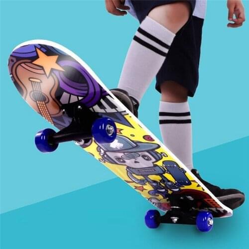 80CM Four-wheel Skateboard Men And Women Novice Double Rocker 3-8 Years Old Childrens Scooter