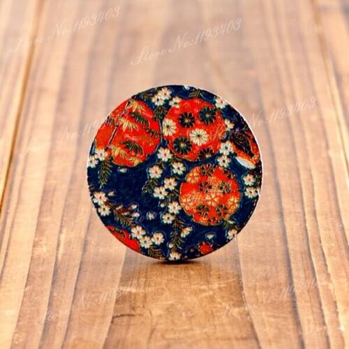 2Pcs 45mm Flower 3D Embossed Big Round Handmade Wood Cut Pendant make Necklaces, Bracelets,Brooch-(WIB-69)