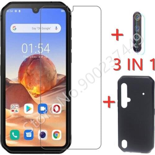 3-in-1 Case + Camera Tempered Glass On For Blackview BV9900 Pro Screen Protector Glass For Blackview BV9900 BV9900E Phone Glass