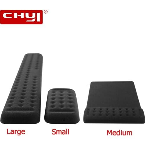 CHYI Soft Sponge Comfort Gel Wrist Rest Game Mouse Pad Bracers Hand Mousepad Gaming Accessories Keyboard Mat Kit For Gamer PC