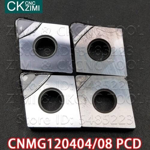 CNMG120404 PCD CNMG120408 PCD inserts Diamond blade External Turning Tools Lathe Tools turning inserts CNMG for Copper aluminum