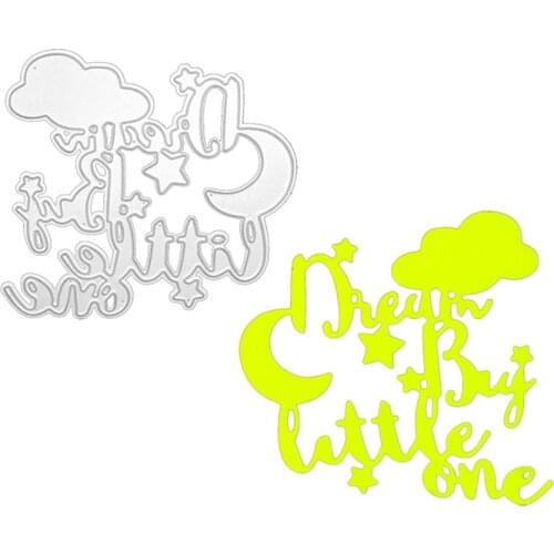 Julyarts Moon Cloud Letter New Cutting Dies For 2021 Craft For Craft Embossing Cutting Die Stencils Paper Card Maker Template