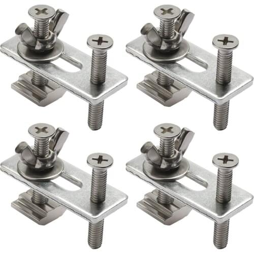 4Pcs T-Track Mini Hold Down Clamp Kit with Iron Machine Engraving Machine Plate Clamp Fixture for Cnc Engraving Machine CNIM Hot