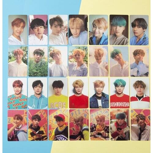 KPOP Bangtan Boys New Album Love Yourself Lomo Card Photocard Self Made Paper Cards Postcard HD Photo Fan Gift JUNG KOOK V JIMIN