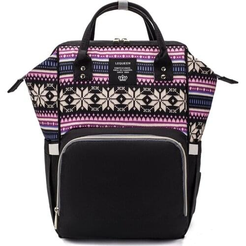 Lequeen Mummy Backpacks Multifunctional Baby Nappy diaper bags Maternity Backpack Large Capacity outdoor travel Mommy bag LPB20