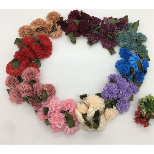 Matt cloth 3D bow Flower Home Decoration Accessories Garland Artificial Flower for Needlework Christmas Decoration New Year gift