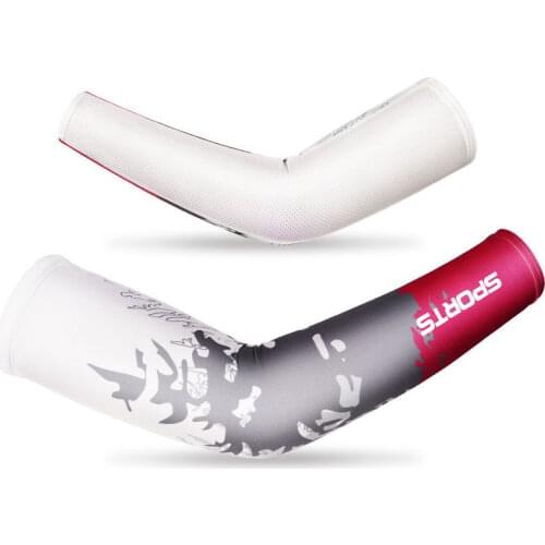 Men Cooling Arm Sleeves Cover Cycling Run Fishing UV Sun Protection Outdoor Arm Sleeves WHShopping