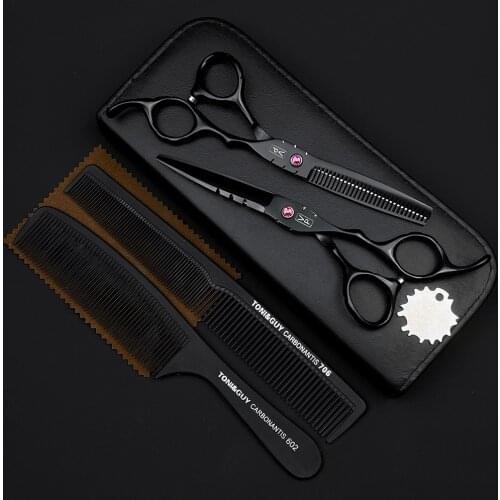 6 Inch Hair Scissors Professional Hairdressing Scissors Set, Cutting Scissors & Thinning Scissors Barber Scissors Set With Razor