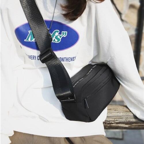 Good quality nylon cloth messenger bag mens fashion bag leisure backpack Street trend Japanese single shoulder bag