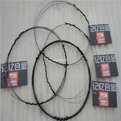NiTi Nitinol Nickel Titanium Super Elastic Wire ,SMA Nitinol shape memory alloy wire ,free shipping