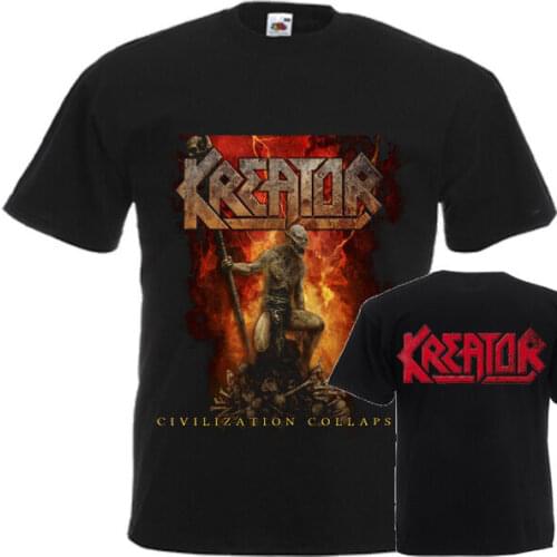 New T Shirt Kreator Civilization Collapse Dtg Printed Tee S 7Xl