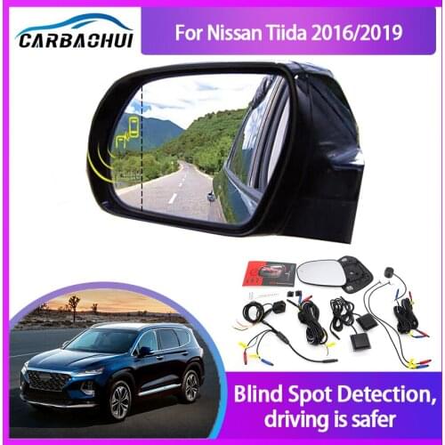 Car Blind Spot Mirror Radar Detection System for Nissan Tiida 2016/2019 BSD Microwave Spot Monitoring Assistant Driving Security