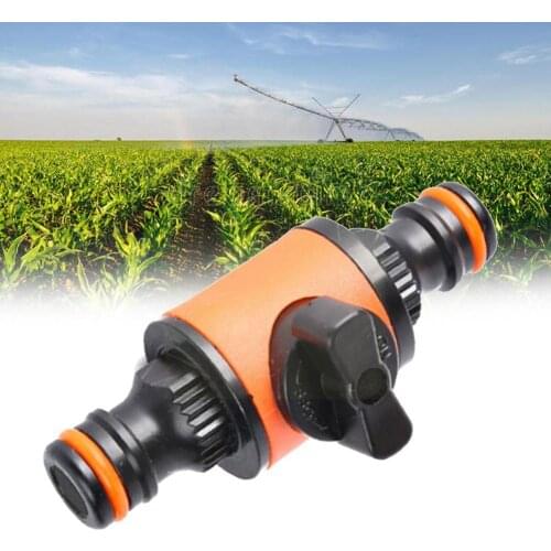 1/2 Inch Garden Hose Pipe In Line Tap Valve Fitting Watering Connectors Irrigation E2Q9