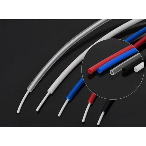 1M PTFE Tube Teflonto TL-Feeder hotend Rostock Bowden Extruder 1.75mm Filament ID 2mm OD 4mm Cloned Capricornus Tube for Ender 3
