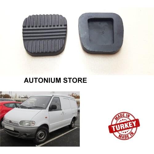 1 Pair Brake and Clutch Pedal Pad Cover Best Quality Rubber for Nissan Vanette Serena