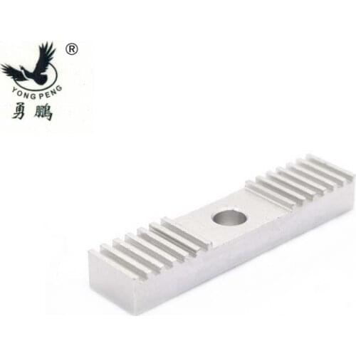 1pc GT2 timing belt fixing Aluminum Alloy Tooth pitch 2mm Clamp Fixed Clip 9*40mm for CNC machine DIY