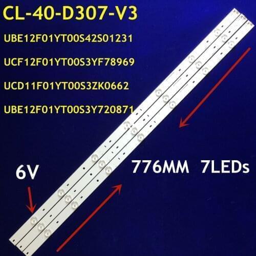 3PCS CL-40-D307-V3 UCD11F01YT00S3ZK0662 UBE12F01YT00S3Y720871 TPV400LA-HM06 40" TPT400LA-HM06 SC1F TW TPV 40PFL5708/F7 40PFL3188