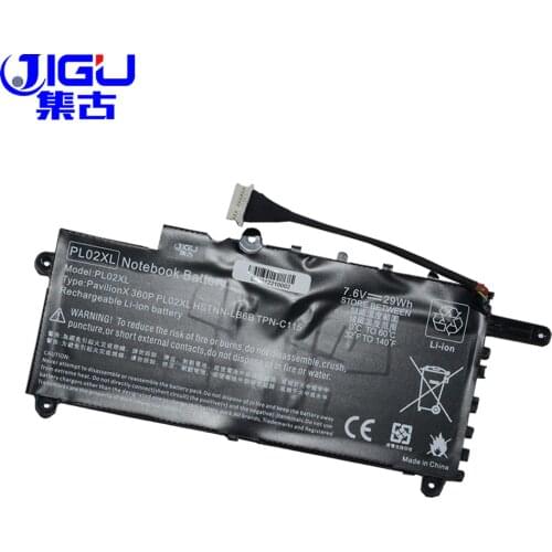 JIGU Laptop Battery HSTNN-DB6B HSTNN-LB6B PL02029XL PL02XL TPN-C115 7177376-001 751681-231 For HP For Pavilion 11 X360 2CELLS