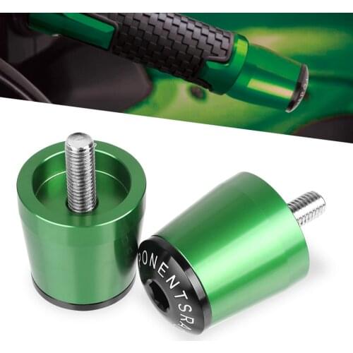 7/8" CNC Motorcycle Accessories Handlebars Bar Ends Grips Slider For KAWASAKI Z750 Z 750 2007 2008 2009 2010 2011 2012 LOGO Z750