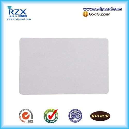 Free shipping 20pcs blank inkjet printable PVC card waterproof plastic FM1108 business card for Canon Inkjet printer