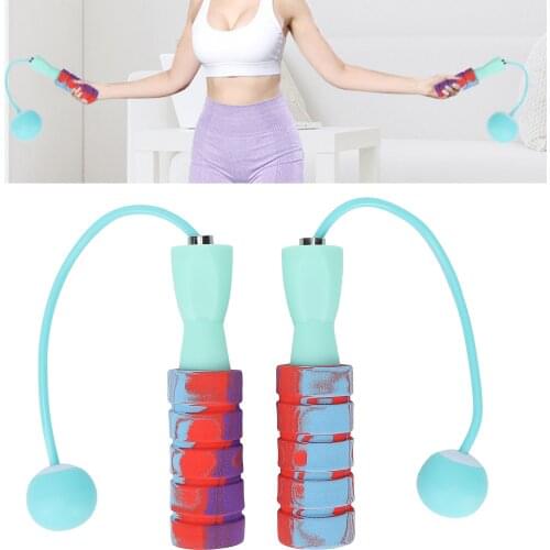 Cordless Skipping Rope Weight-Bearing Ball Sports Fitness Womens Indoor Dual-Use Weight Loss Sports Cordless Jump Roper