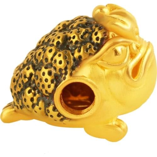 Really 999 24K Yellow Gold Bracelet 3D Gold Toad Bracelet