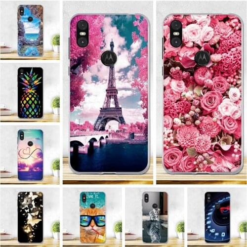 Case For Motorola One Case Soft Silicone Back Cover For Motorola P30 Play Cover Thin TPU Shell Motorola One P30 Play Phone Cases