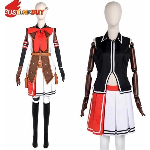 Costumebuy The Legend of Heroes: Sen no Kiseki II Alisa Reinford Cosplay Costume Full Outfits Adut Halloween Party Custom Made