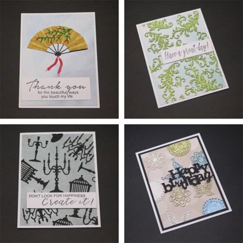 DABOXIBO Happy Birthday Metal Cutting Dies Mold For DIY Scrapbooking Cards Making Decorate Crafts 2020 NEW Arrival