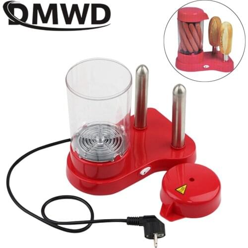 DMWD Widen Stainless Steel Automatic Electric Bread Toaster Mini Household Breakfast Baking Bread Machine Kitchen Tool Toaster