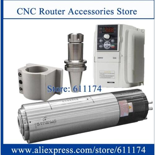 4.5KW Water Cooled ATC spindle Motor 24000rpm BT30 Automatic changed spindle + Inverter + 110mm Clamp + BT30-ER20 Tool holder