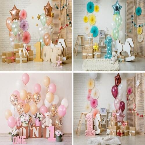 Newborn Baby Shower 1st Birthday Party Photography Backdrops Photo Booth Backgrounds for Photography Birthday Backdrop Prop