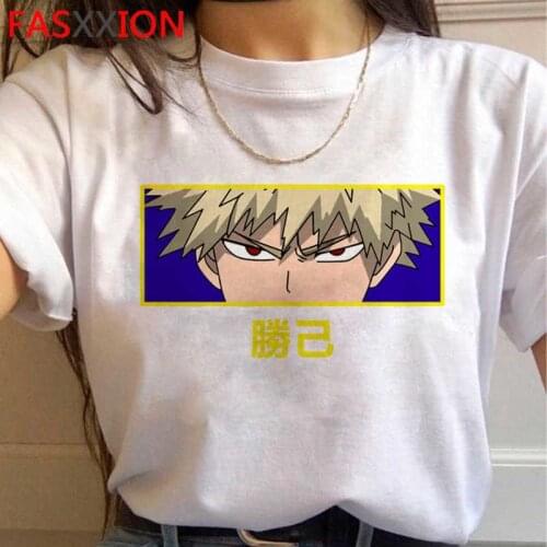 My Hero Academia Bakugou Boku No Hero Academia Todoroki t shirt men print vintage couple clothes t shirt tumblr harajuku kawaii