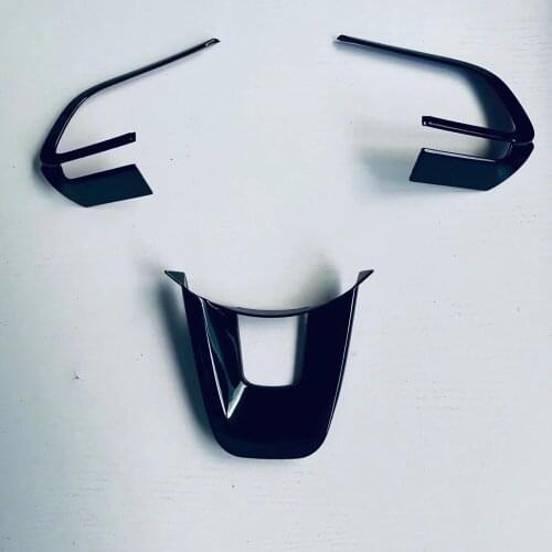 For Toyota Raize A200 2020 2021 Interior Carbon Fiber Car Steering Wheel Button Cover Trim Steering Wheel Control Sticker Frame