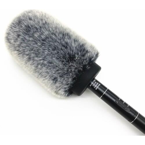 Dead CatOutside Furry Windshield Muff for Rode NTG1NTG2 Condenser Microphone Wind Shield Protection Outdoor Interview Mic Cover