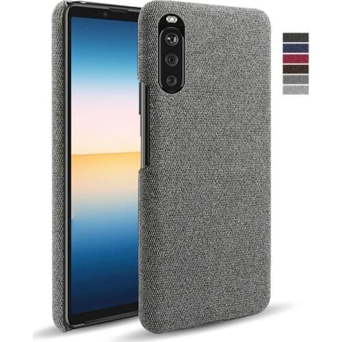 Luxury Fabric Antiskid Cover For Sony Xperia 5II 10II 1 III 5 III 10 III Simplicity Antiskid Cover Phone Case for Xperia 10III