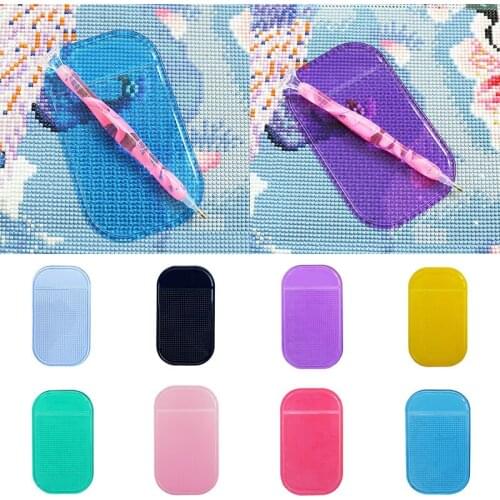 Silica gel Magic Sticky Mat for 5D Diamond Painting DIY Embroidery Tray Holder Non-slip Mat Washable Diamond Accessories New
