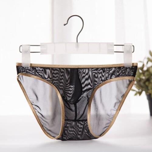 Mens Sexy Thin Breathable Soft Mesh Briefs Boxer Brief Underwear Underpants New Underwear Men Brief Mens Briefs Sexy Ropa New