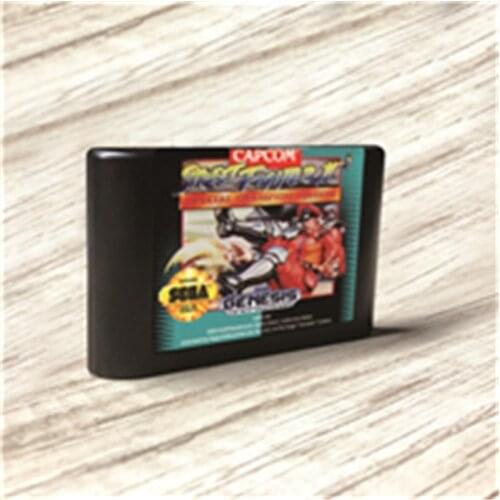Street Game Fighter II Special Champion Edition - USA Label Flashkit MD Card for Sega Genesis Megadrive Video Game Console
