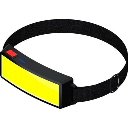 Bicycle COB Headlight USB Rechargeable Light LED Floodlight Outdoor Camping Head-Mounted Flashlight N008